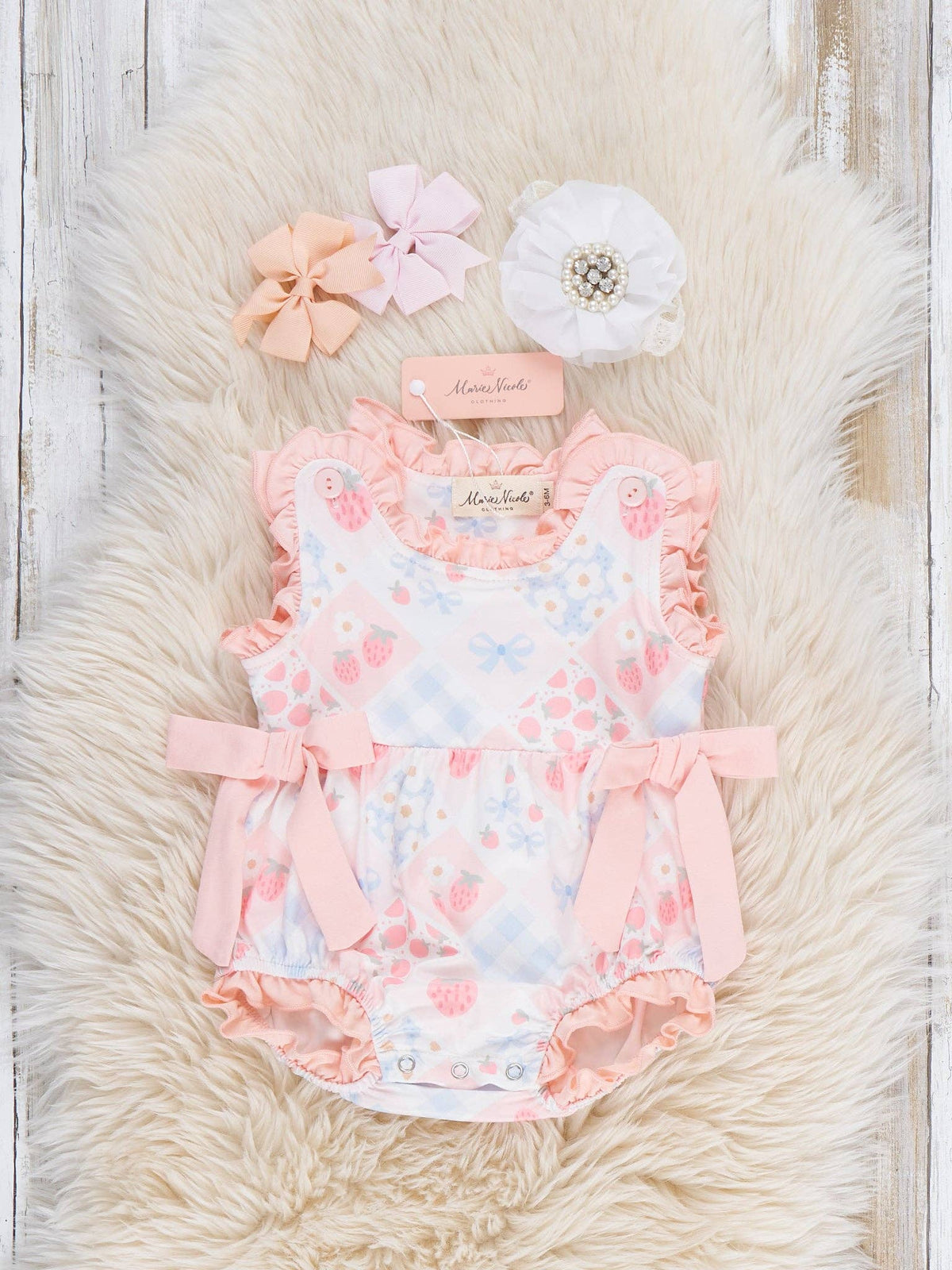 Berry Sweet Ruffle Romper