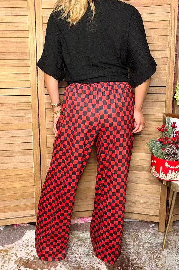 Cherry Bomb Checkerboard Pants