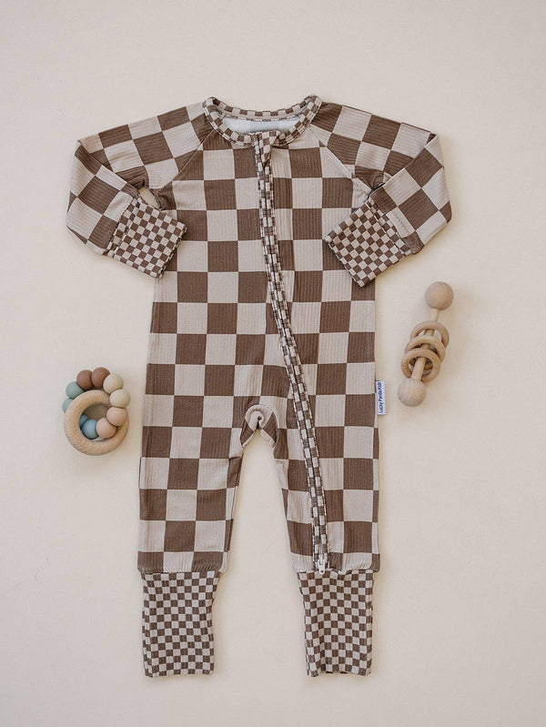 The Latte Check Bamboo Romper
