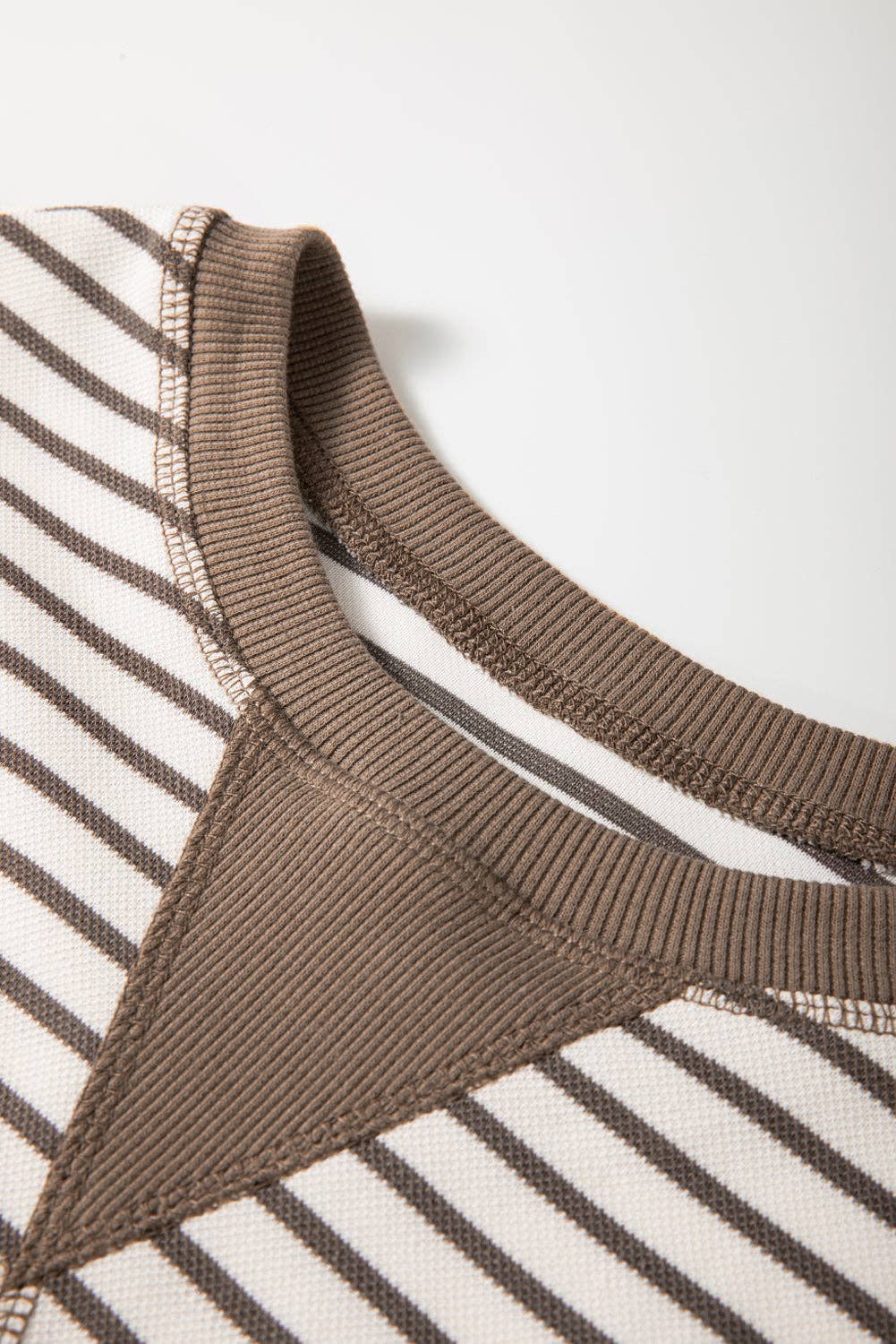 Mocha & Cream Ruffle Top