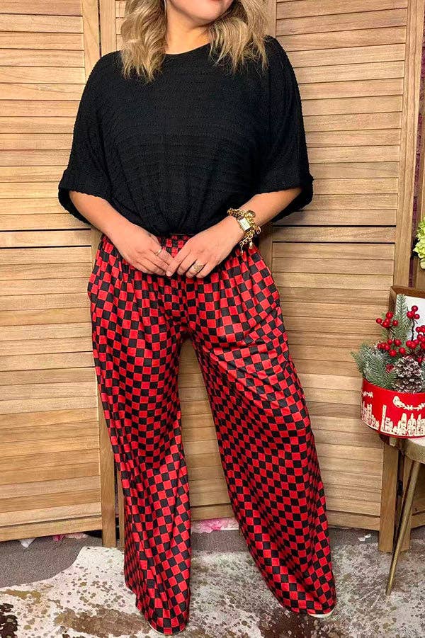 Cherry Bomb Checkerboard Pants