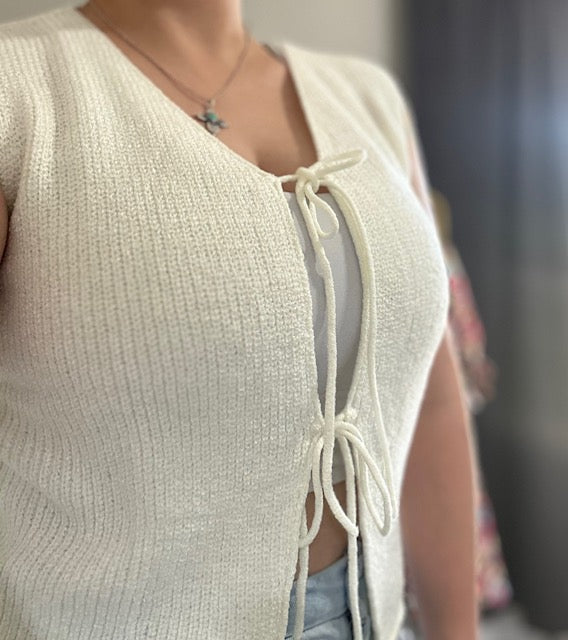 The Lace-Up Sweater Vest