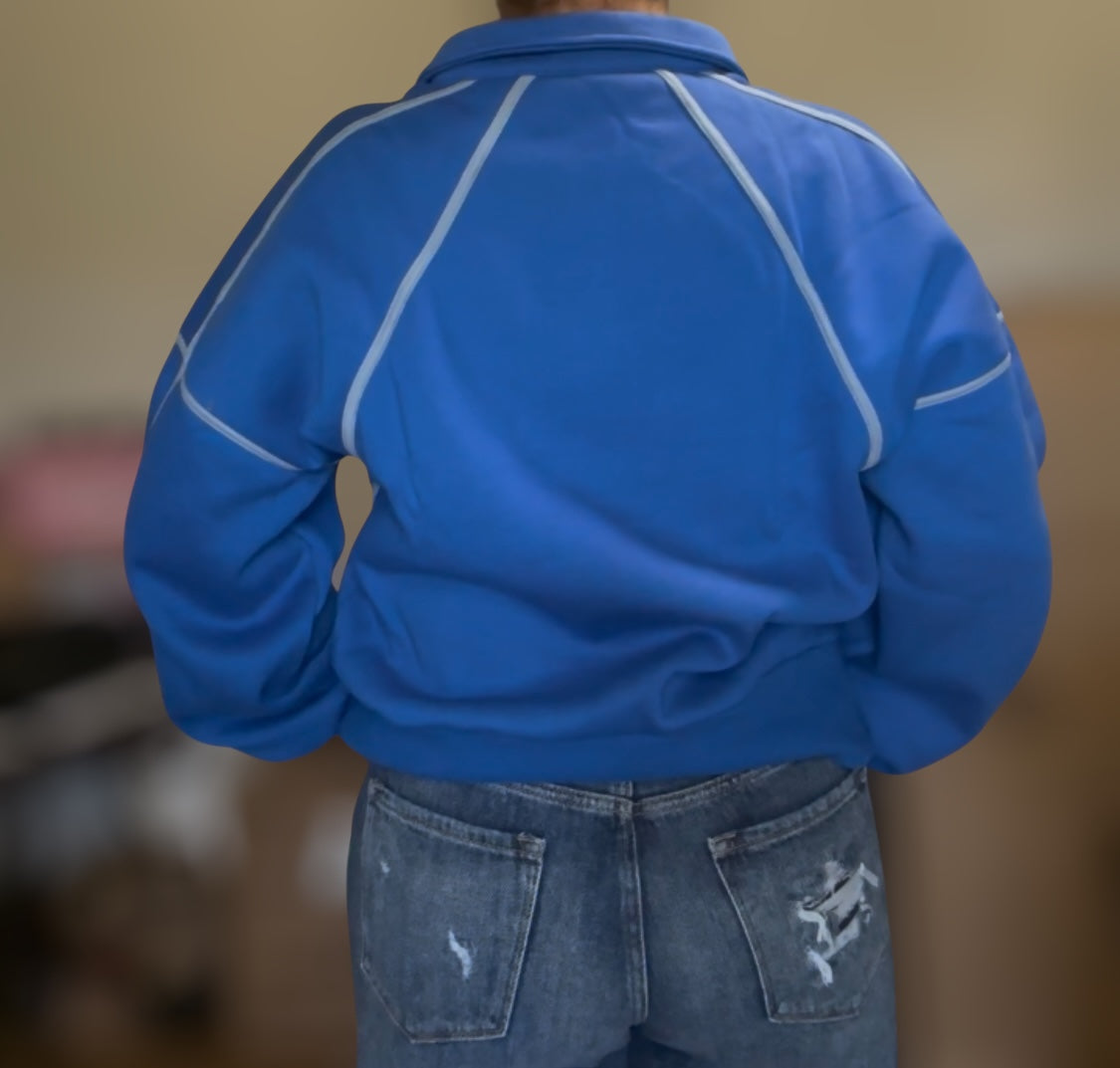 Cozy Collared Sweatshirt