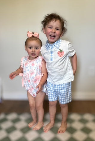 Berry Sweet Ruffle Romper