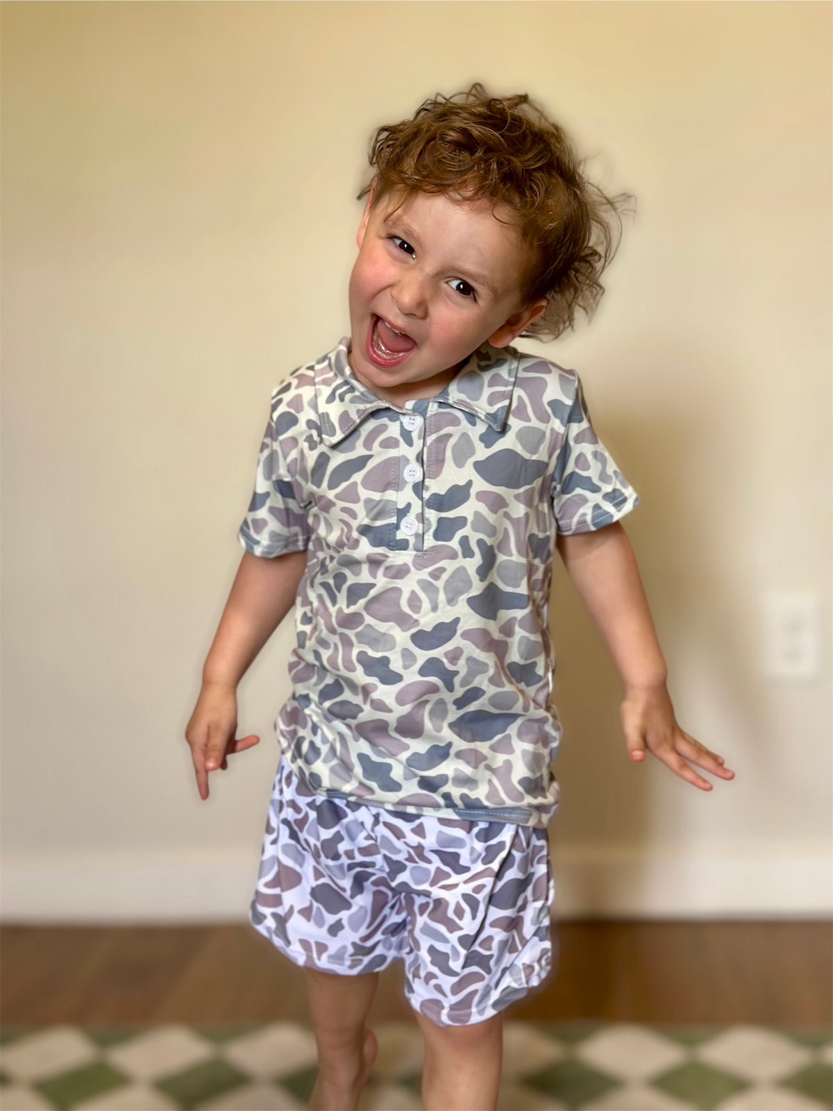 Camo Wave Hybrid Shorts