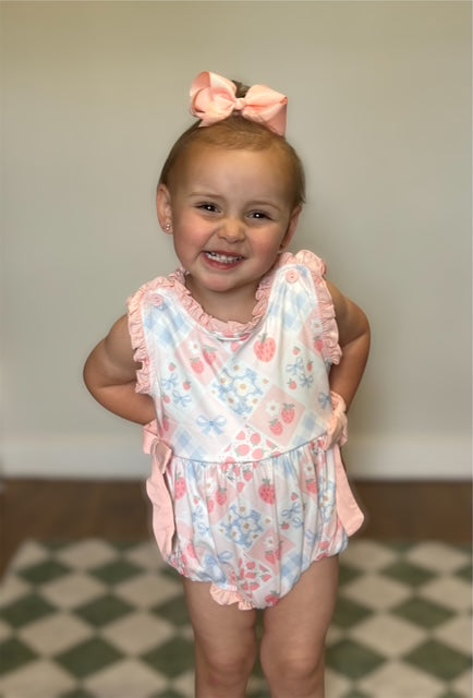 Berry Sweet Ruffle Romper