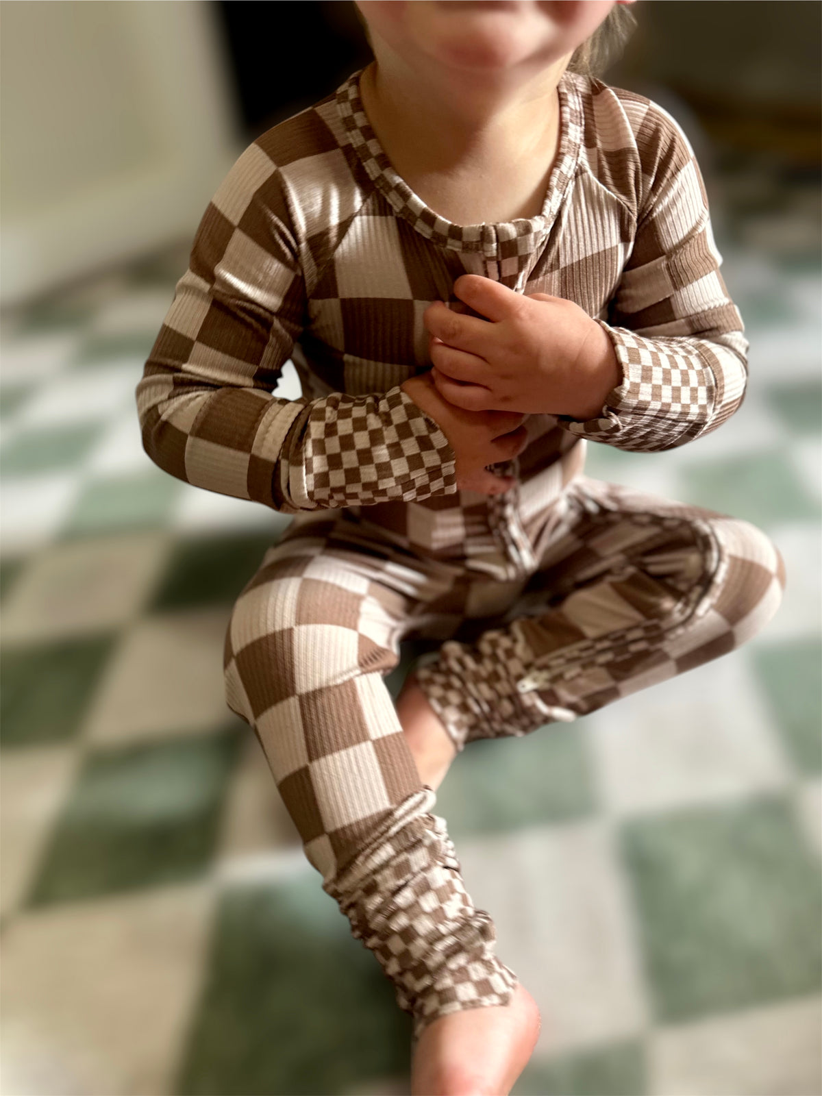 The Latte Check Bamboo Romper