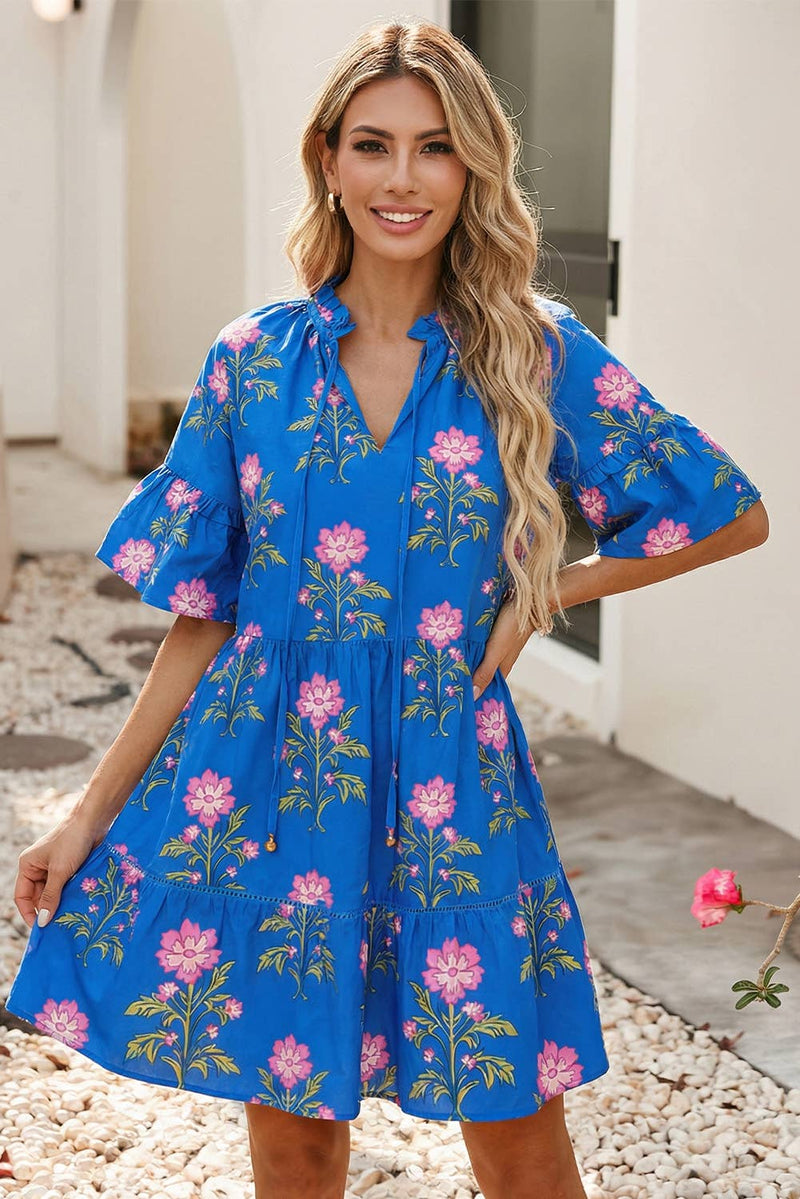 Something Blue Floral Dress