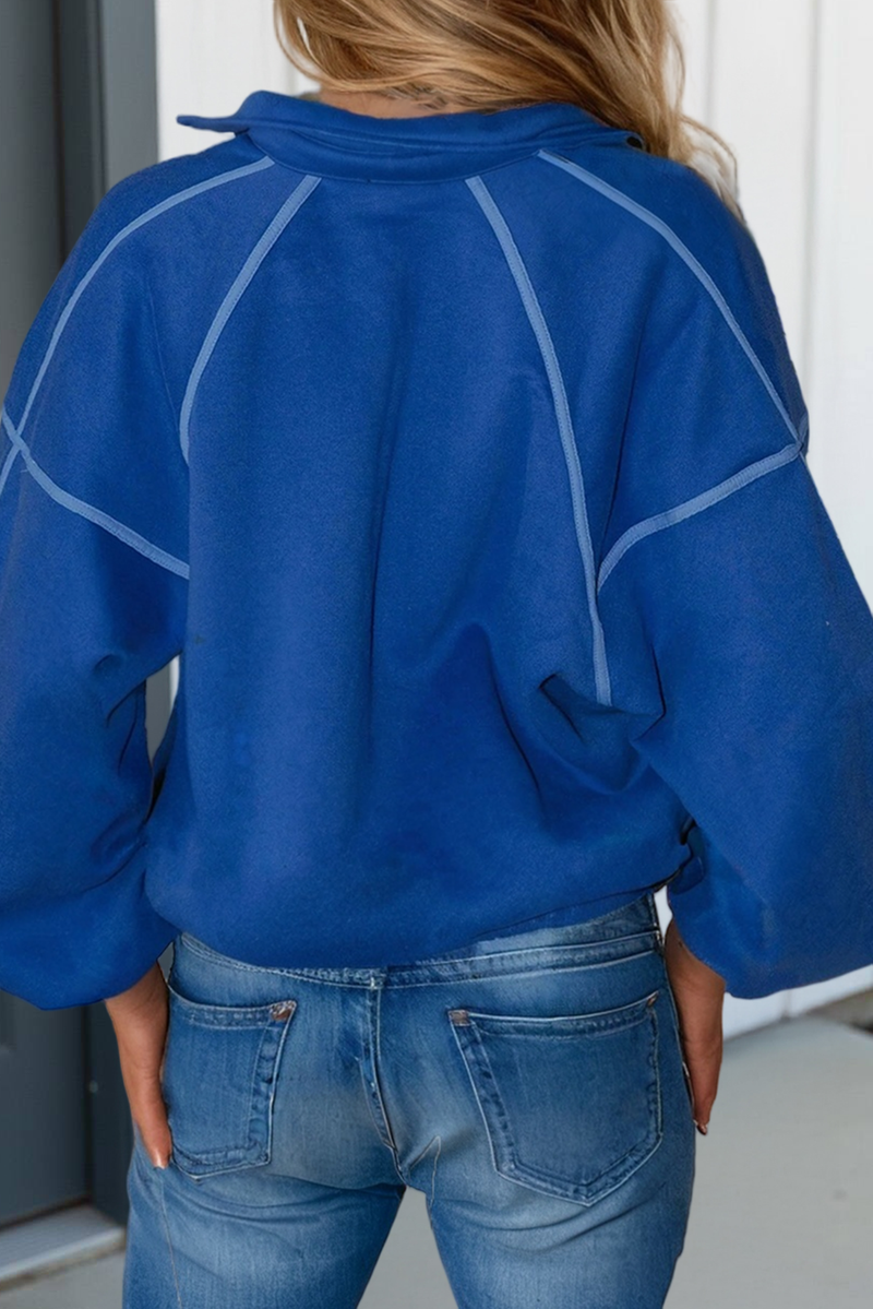 Cozy Collared Sweatshirt